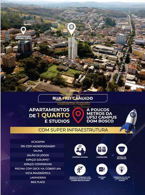 Kitnet com 1 quarto à venda, 25m2 em Fábricas, Sao Joao Del Rei - MG - imagem 3 Foto 3 de Kitnet com 1 quarto à venda, 25m2 em Fábricas, Sao Joao Del Rei - MG