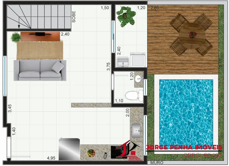 Casa de Condomínio com 3 quartos à venda, 63m2 em Itanhaem - SP - imagem 4 Foto 4 de Casa de Condomínio com 3 quartos à venda, 63m2 em Itanhaem - SP