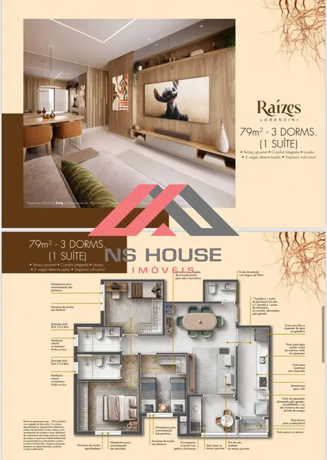 Foto 3 de Apartamento com 3 quartos à venda, 80m2 em Centro, Sao Caetano Do Sul - SP