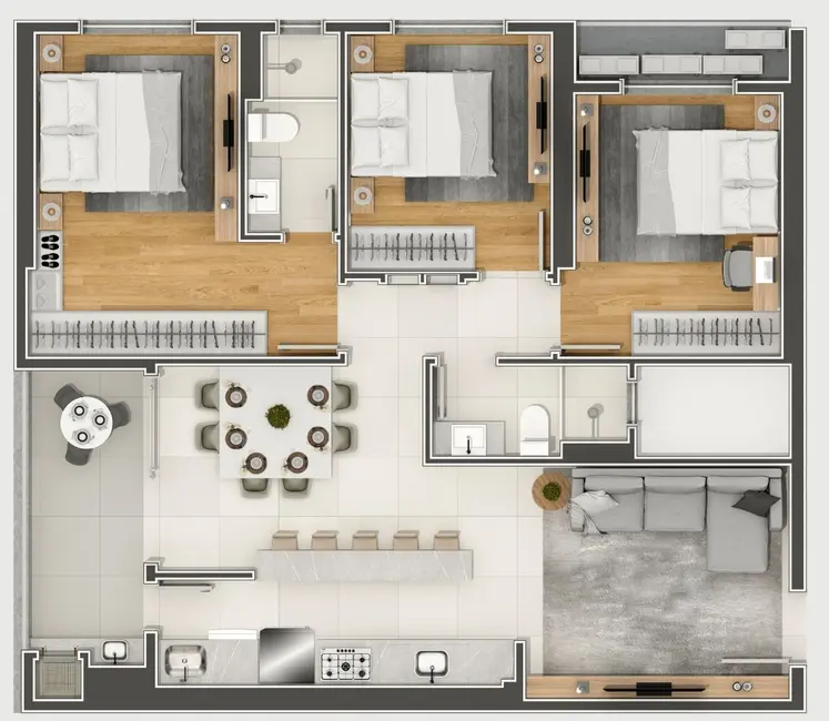 Foto 9 de Apartamento com 2 quartos à venda, 72m2 em Camboriu - SC