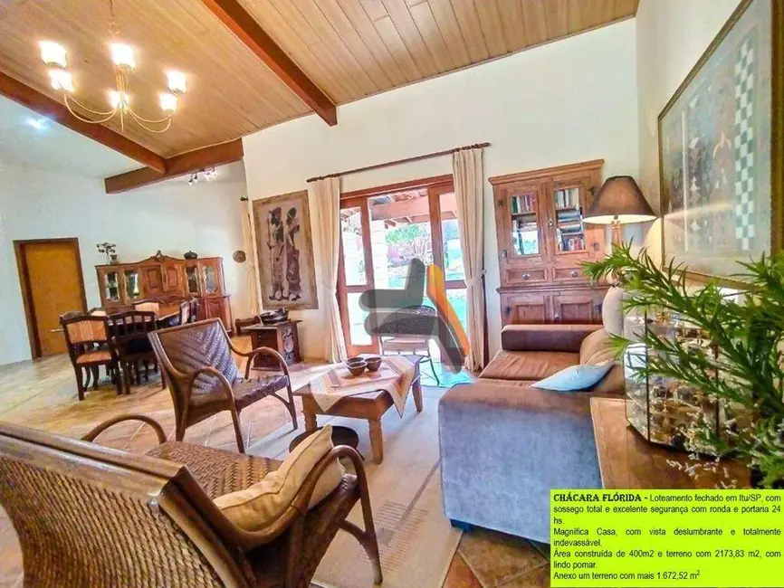 Foto 3 de Casa de Condomínio com 3 quartos à venda, 3846m2 em Chácara Flórida, Itu - SP