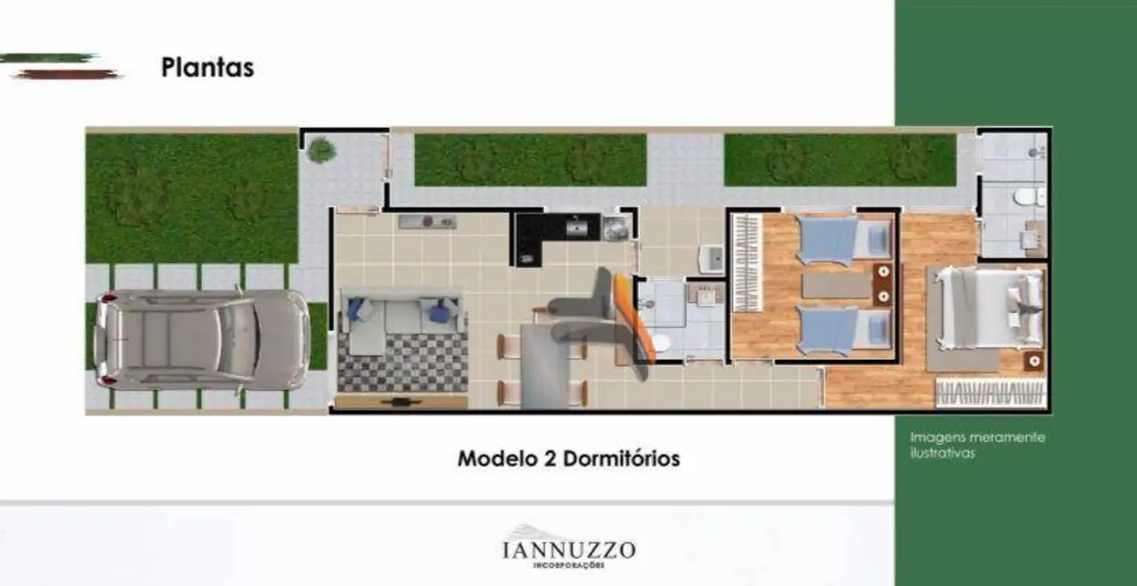 Foto 9 de Casa de Condomínio com 2 quartos à venda, 120m2 em Vila Nova, Salto - SP