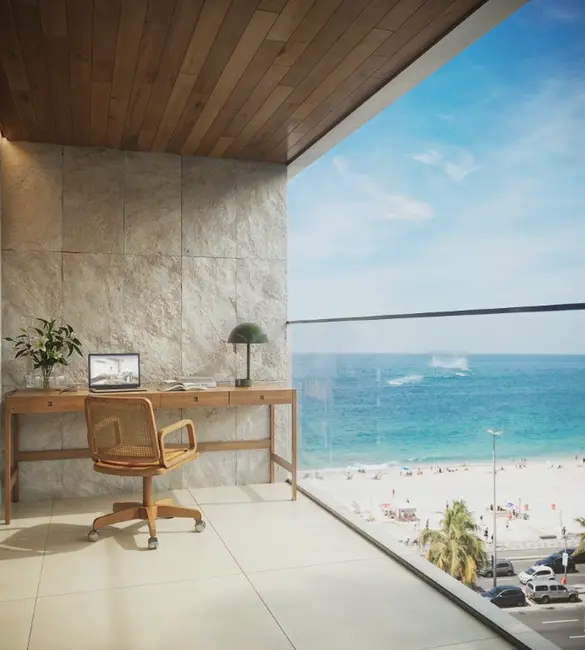 Apartamento com 2 quartos à venda, 55m2 em Leblon, Rio De Janeiro - RJ - imagem 4 Foto 4 de Apartamento com 2 quartos à venda, 55m2 em Leblon, Rio De Janeiro - RJ