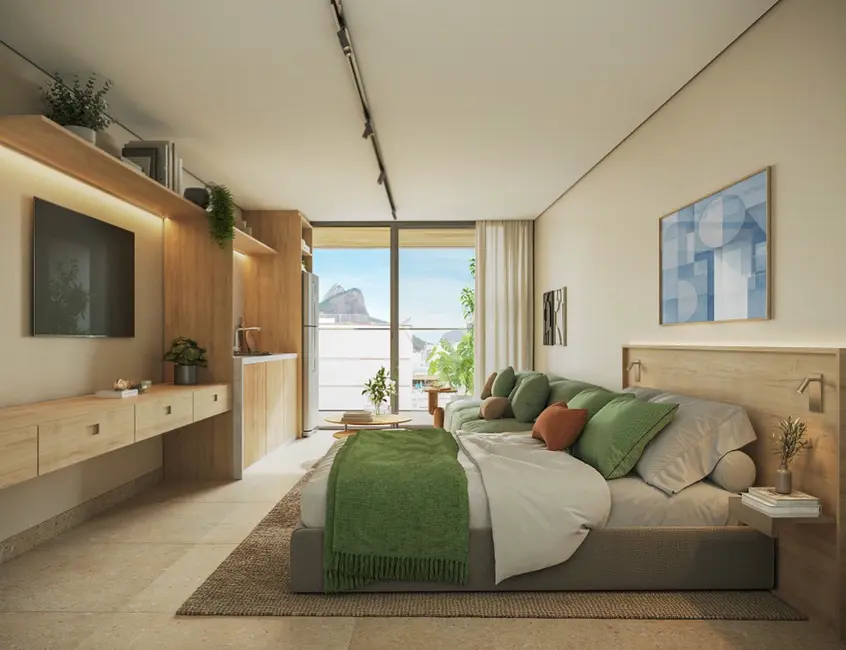 Apartamento com 2 quartos à venda, 55m2 em Leblon, Rio De Janeiro - RJ - imagem 5 Foto 5 de Apartamento com 2 quartos à venda, 55m2 em Leblon, Rio De Janeiro - RJ