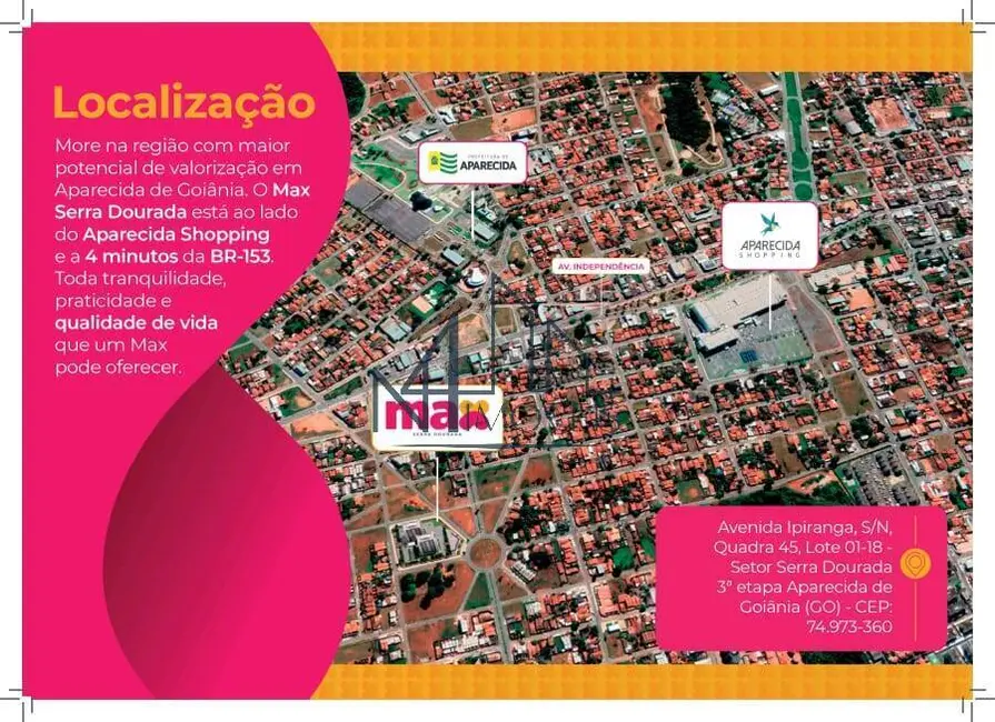 Foto 2 de Apartamento com 2 quartos à venda em Setor Serra Dourada - 3ª Etapa, Aparecida De Goiania - GO
