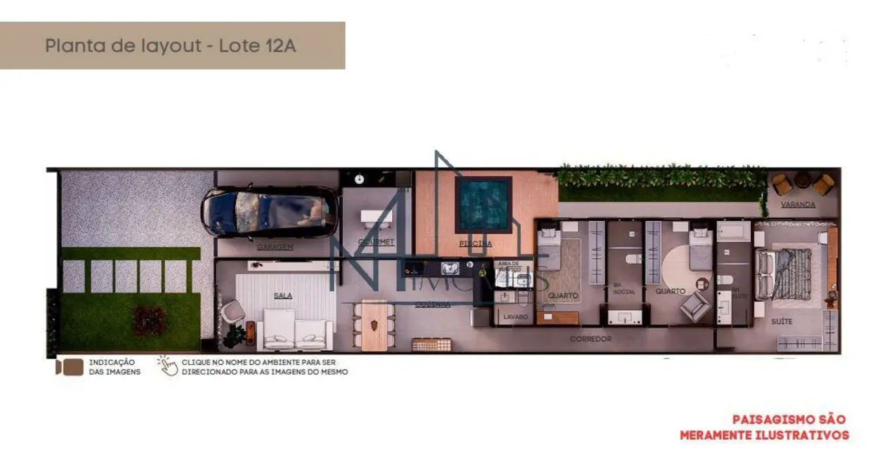 Foto 2 de Casa com 3 quartos à venda, 215m2 em Cardoso, Aparecida De Goiania - GO