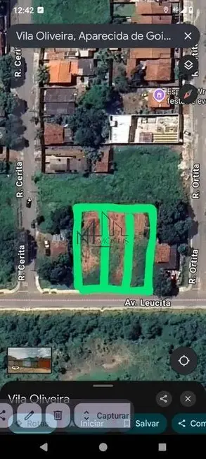 Foto 1 de Terreno / Lote à venda, 594m2 em Vila Oliveira, Aparecida De Goiania - GO