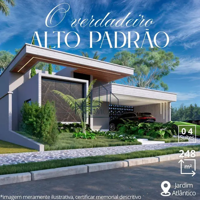 Foto 3 de Casa com 4 quartos à venda, 420m2 em Jardim Atlântico, Goiania - GO