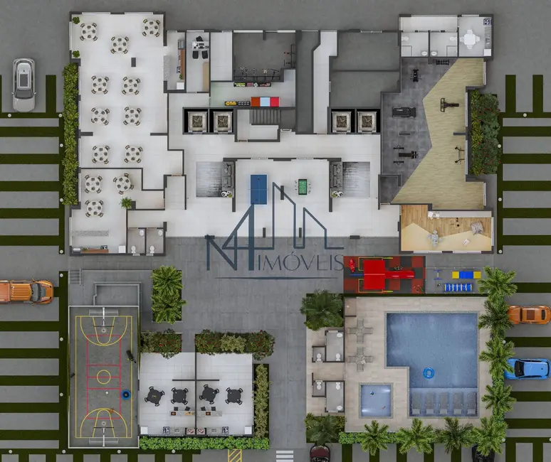 Apartamento com 3 quartos à venda em Parque Oeste Industrial, Goiania - GO - imagem 2 Foto 2 de Apartamento com 3 quartos à venda em Parque Oeste Industrial, Goiania - GO