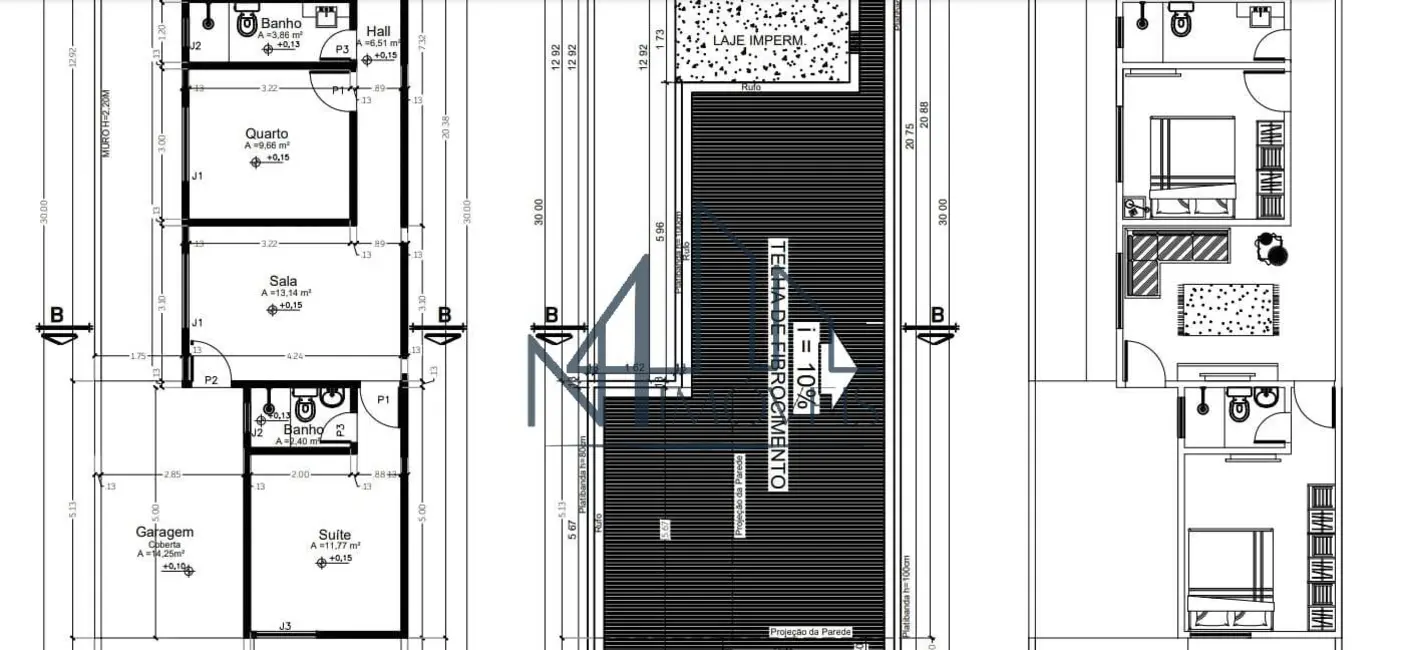 Foto 4 de Casa com 3 quartos à venda, 187m2 em Parque Ibirapuera, Aparecida De Goiania - GO