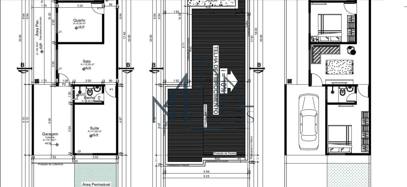 Foto 4 de Casa com 3 quartos à venda, 187m2 em Parque Ibirapuera, Aparecida De Goiania - GO
