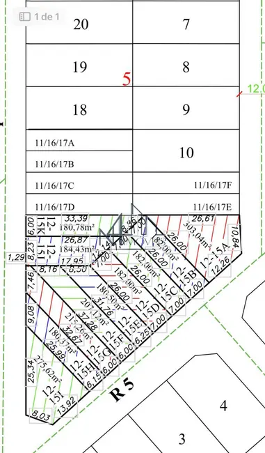 Foto 1 de Terreno / Lote à venda, 180m2 em Vila Oliveira, Aparecida De Goiania - GO