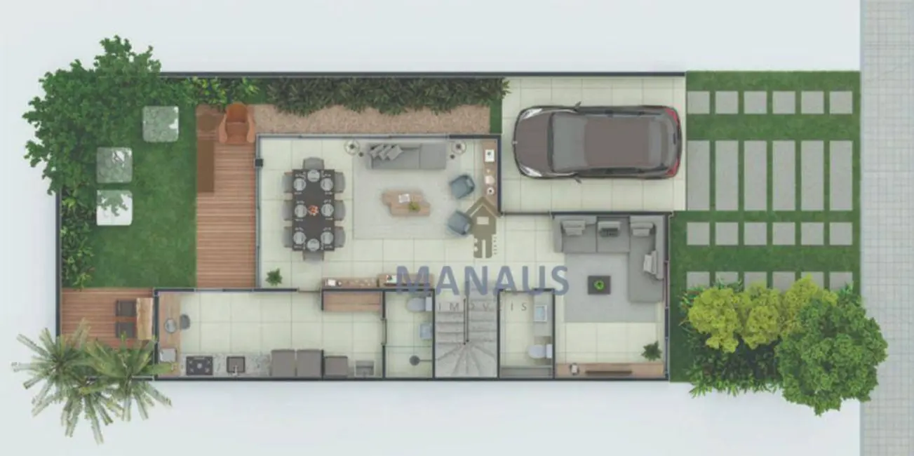 Casa de Condomínio com 3 quartos à venda, 144m2 em Flores, Manaus - AM - imagem 7 Foto 7 de Casa de Condomínio com 3 quartos à venda, 144m2 em Flores, Manaus - AM