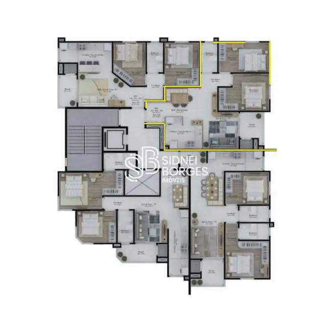 Foto 6 de Apartamento com 2 quartos à venda, 72m2 em Concordia - SC