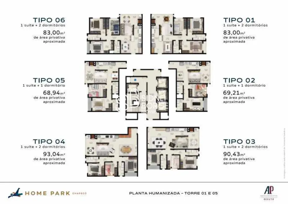 Foto 4 de Apartamento à venda, 85m2 em Chapeco - SC