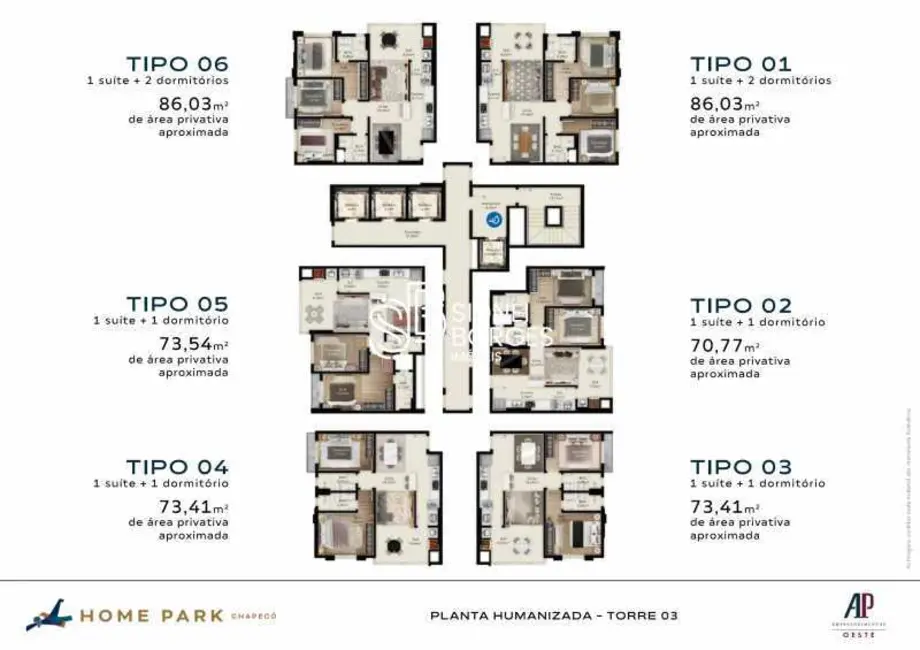 Foto 7 de Apartamento à venda, 85m2 em Chapeco - SC