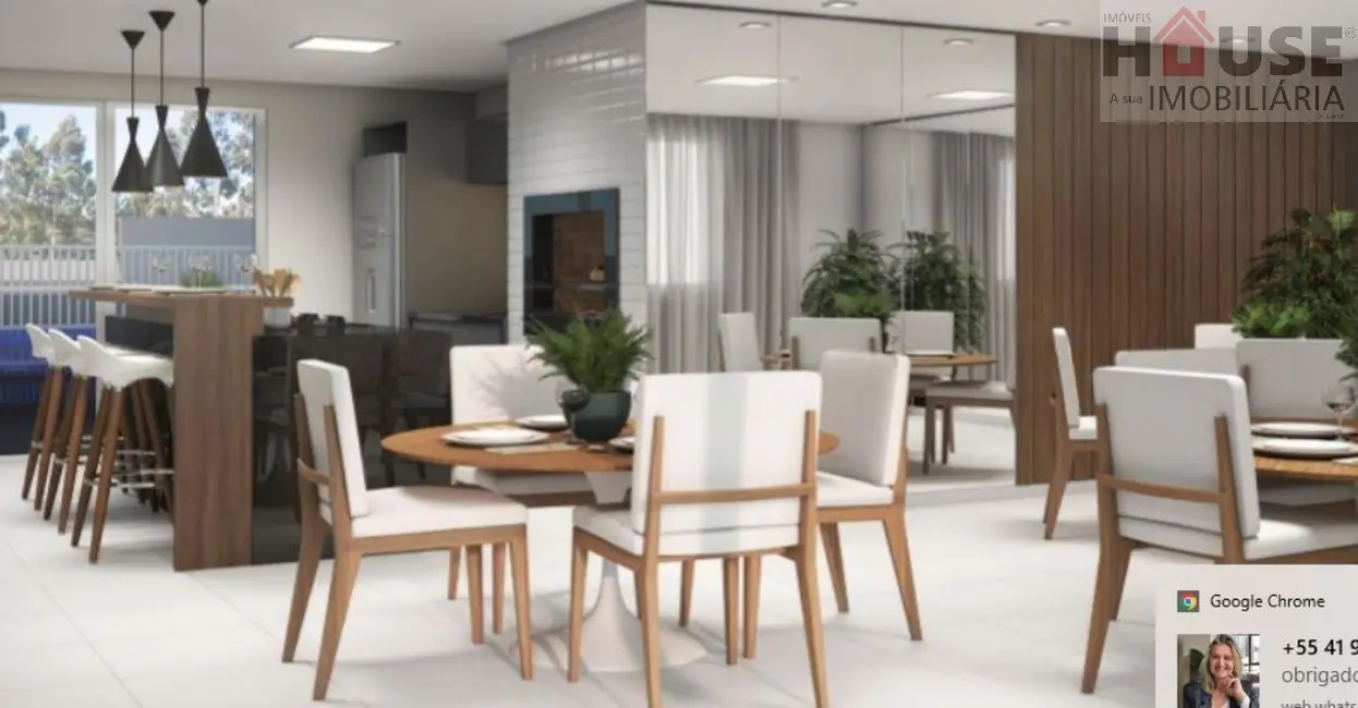 Foto 4 de Apartamento com 2 quartos à venda, 46m2 em Centro, Sao Jose Dos Pinhais - PR