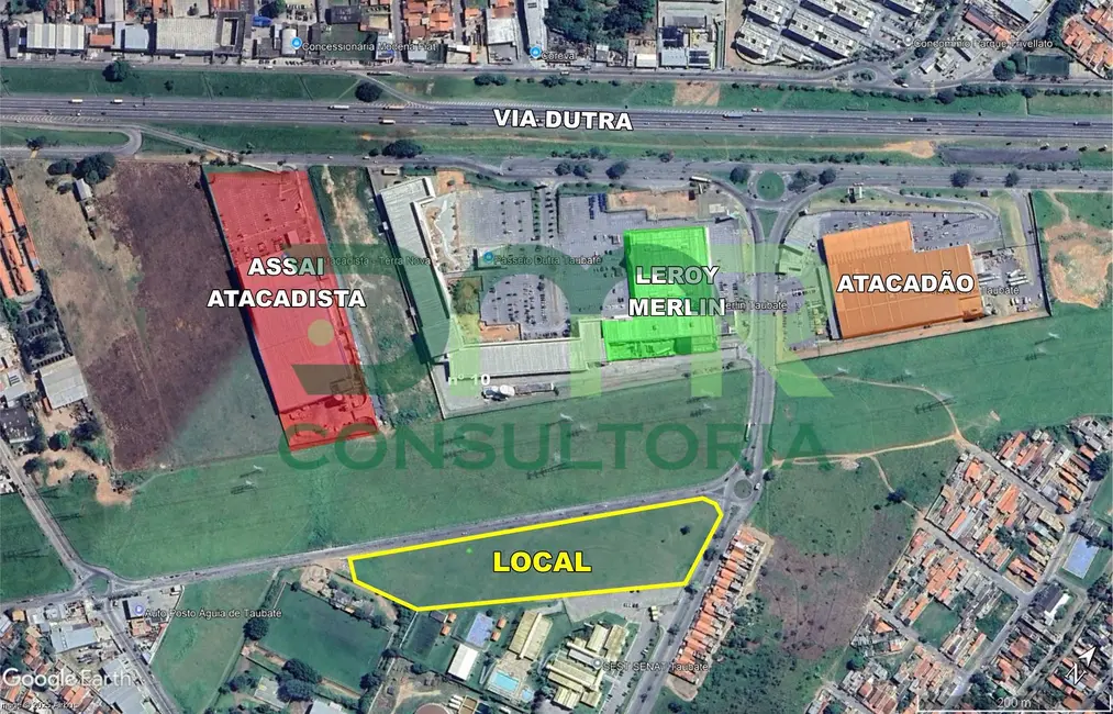 Foto 2 de Terreno / Lote à venda, 28000m2 em Chácara São Silvestre, Taubate - SP