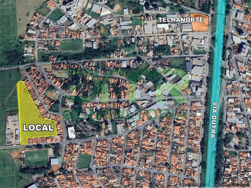 Foto 6 de Terreno / Lote à venda, 27155m2 em Chácaras Reunidas Brasil, Taubate - SP