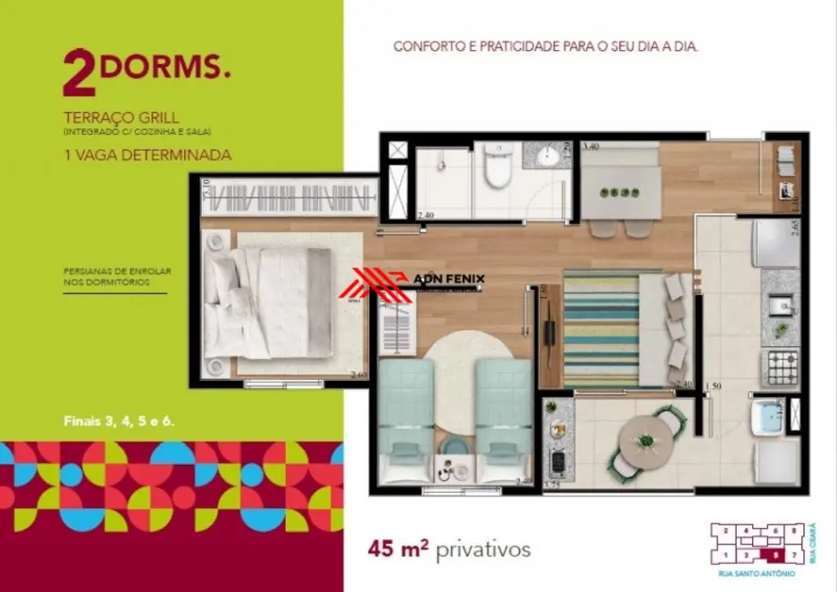 Apartamento com 2 quartos à venda, 45m2 em Vila Rosália, Guarulhos - SP - imagem 9 Foto 9 de Apartamento com 2 quartos à venda, 45m2 em Vila Rosália, Guarulhos - SP