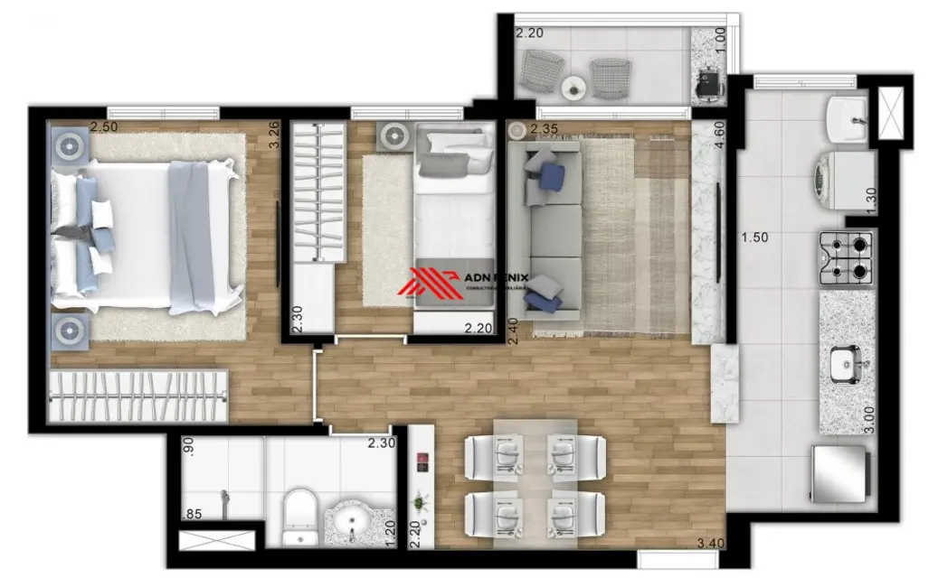 Apartamento com 2 quartos à venda, 48m2 em Vila Galvão, Guarulhos - SP - imagem 9 Foto 9 de Apartamento com 2 quartos à venda, 48m2 em Vila Galvão, Guarulhos - SP