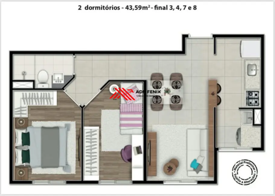 Apartamento com 2 quartos à venda, 44m2 em Vila Bremen, Guarulhos - SP - imagem 9 Foto 9 de Apartamento com 2 quartos à venda, 44m2 em Vila Bremen, Guarulhos - SP