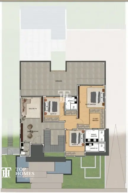 Foto 9 de Casa de Condomínio com 4 quartos à venda, 850m2 em Itupeva - SP