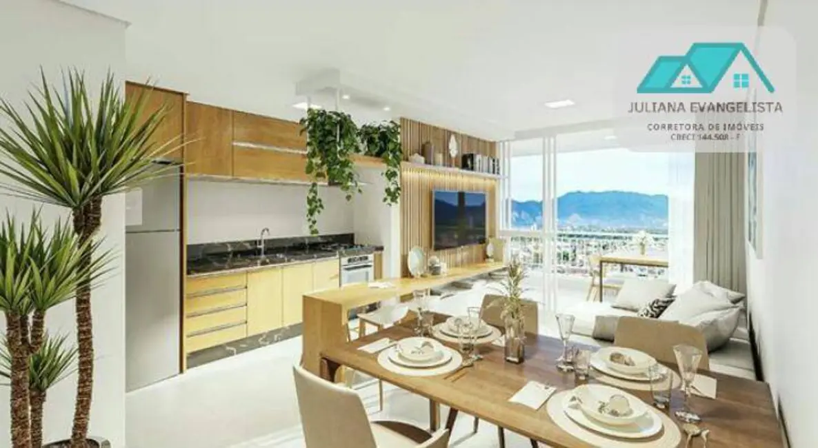 Foto 4 de Apartamento com 2 quartos à venda, 60m2 em Jardim Britânia, Caraguatatuba - SP