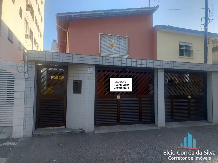 Foto 1 de Casa com 4 quartos para alugar, 240m2 em Embaré, Santos - SP
