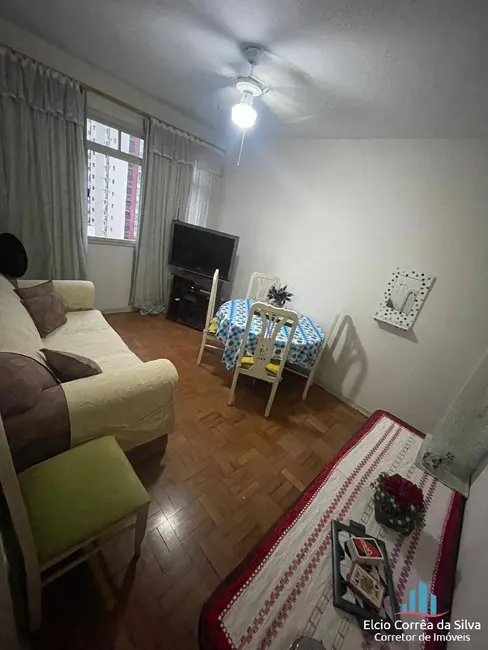 Foto 2 de Apartamento com 1 quarto para alugar, 55m2 em Pompéia, Santos - SP
