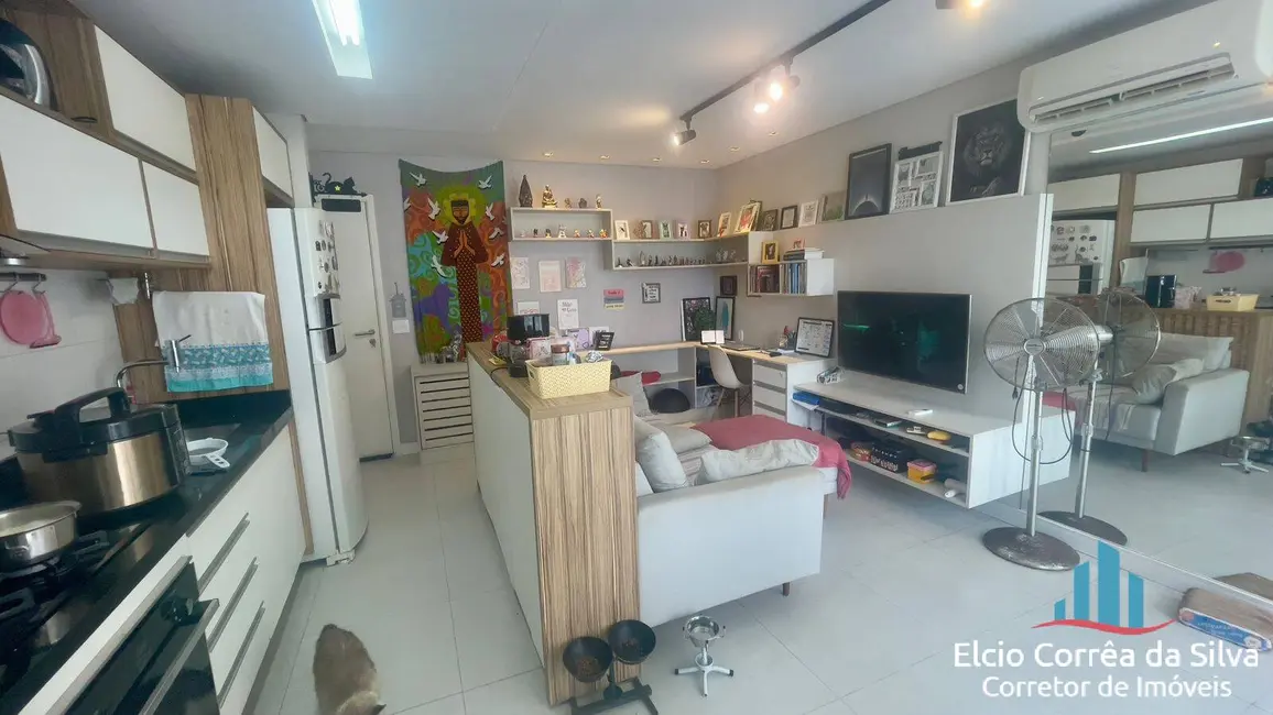 Foto 2 de Apartamento com 1 quarto à venda, 50m2 em Vila Mathias, Santos - SP