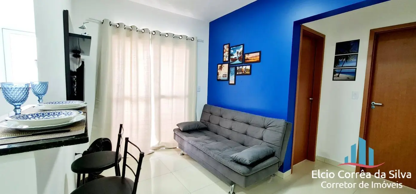 Foto 1 de Apartamento com 1 quarto à venda, 43m2 em Maracanã, Praia Grande - SP