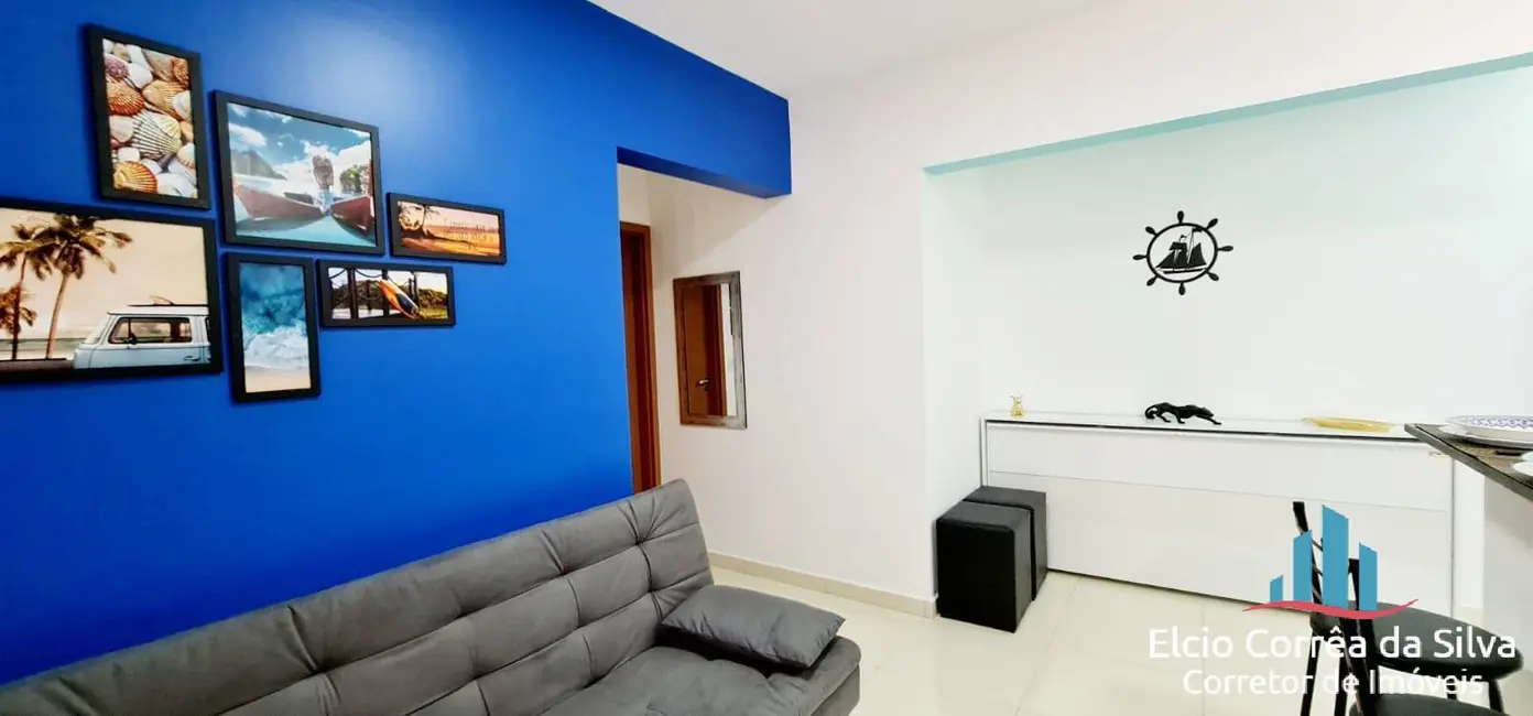 Foto 2 de Apartamento com 1 quarto à venda, 43m2 em Maracanã, Praia Grande - SP