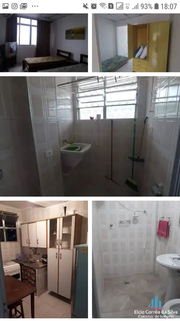 Foto 6 de Apartamento com 1 quarto para alugar, 39m2 em José Menino, Santos - SP
