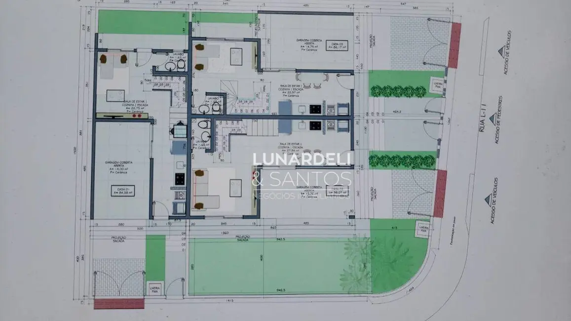 Foto 3 de Sobrado com 2 quartos à venda, 84m2 em Forquilhas, Sao Jose - SC