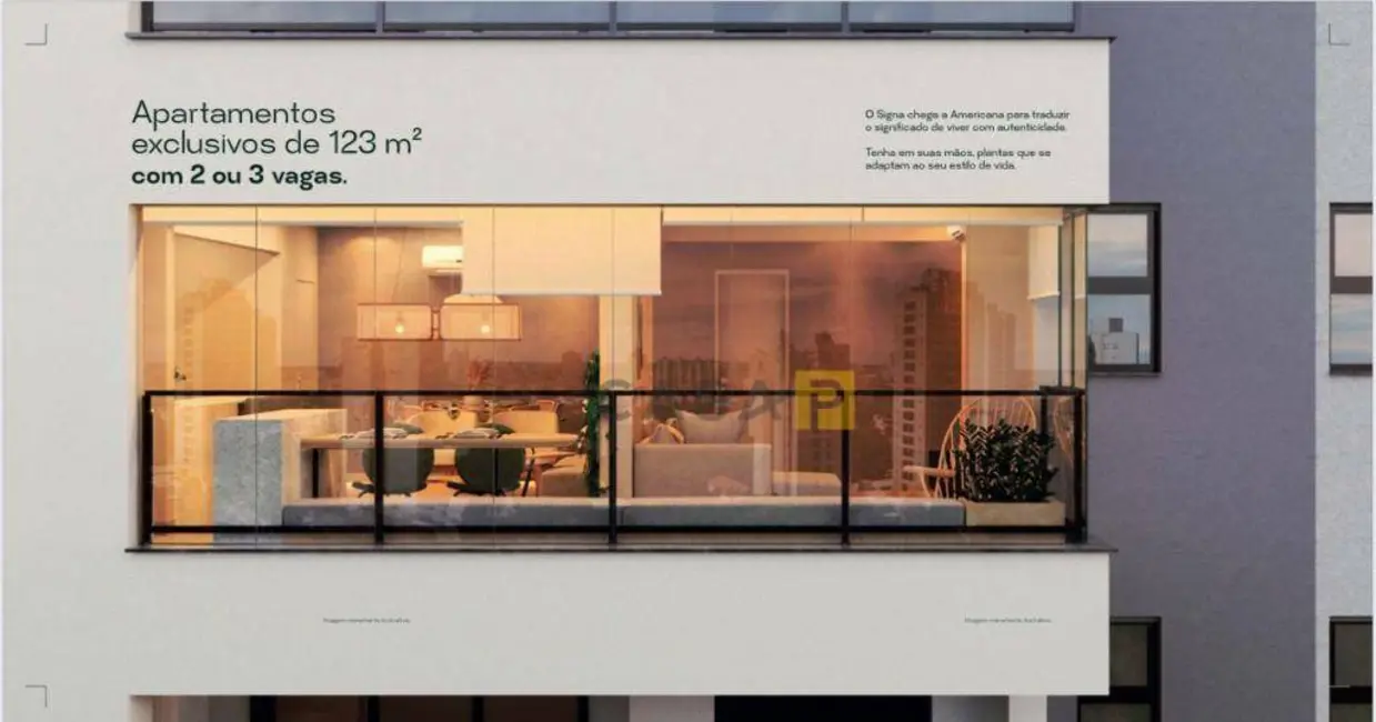 Apartamento com 3 quartos à venda, 123m2 em Americana - SP - imagem 3 Foto 3 de Apartamento com 3 quartos à venda, 123m2 em Americana - SP