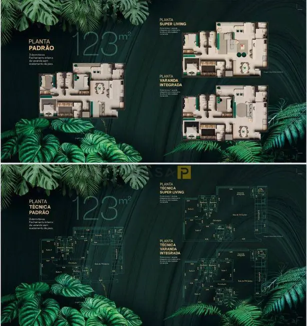 Apartamento com 3 quartos à venda, 123m2 em Americana - SP - imagem 6 Foto 6 de Apartamento com 3 quartos à venda, 123m2 em Americana - SP