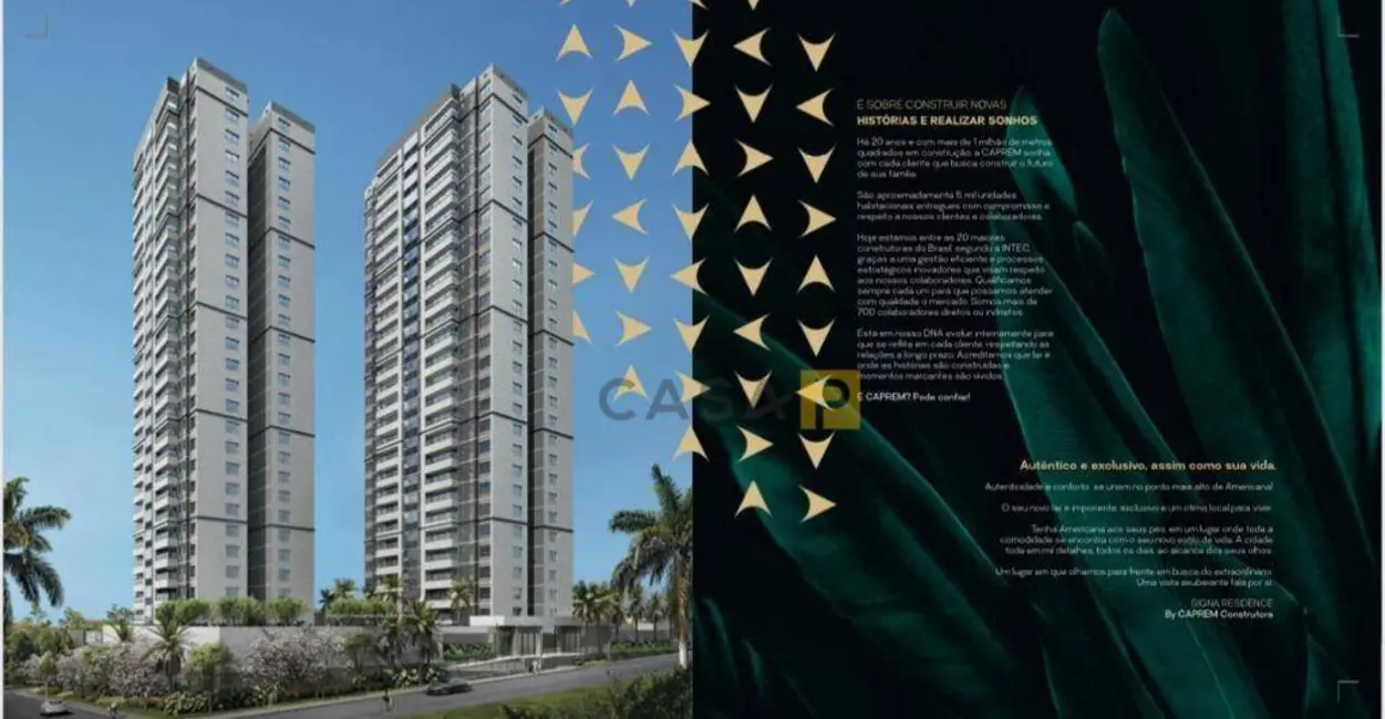 Foto 1 de Apartamento com 3 quartos à venda, 123m2 em Americana - SP