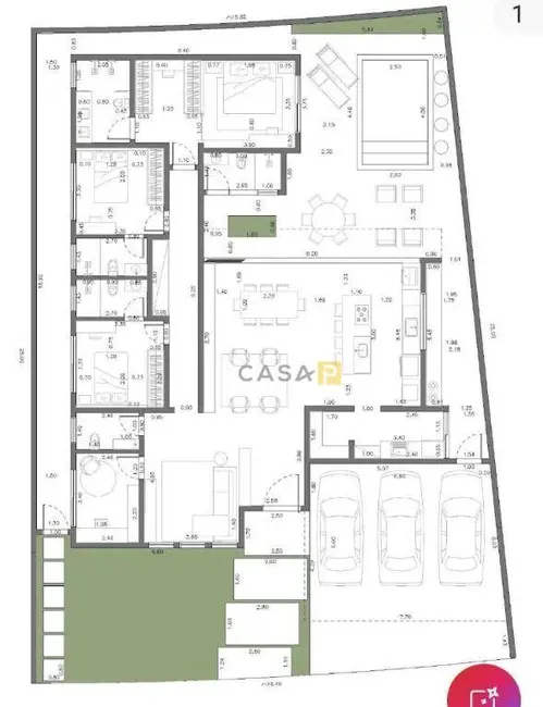 Casa de Condomínio com 3 quartos à venda, 429m2 em Loteamento Residencial Jardim dos Ipês Amarelos, Americana - SP - imagem 3 Foto 3 de Casa de Condomínio com 3 quartos à venda, 429m2 em Loteamento Residencial Jardim dos Ipês Amarelos, Americana - SP