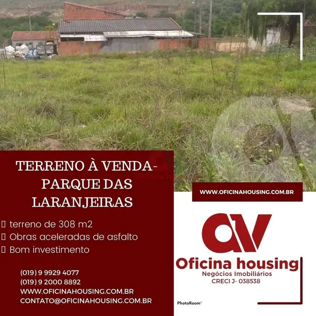 Foto 4 de Terreno / Lote à venda, 307m2 em Parque das Laranjeiras, Mogi Mirim - SP