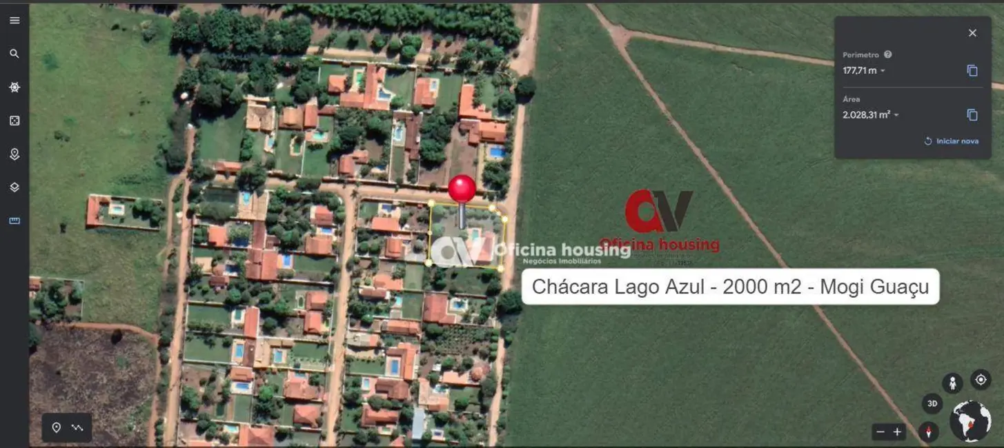 Foto 4 de Chácara com 3 quartos à venda, 2000m2 em Mogi Guacu - SP