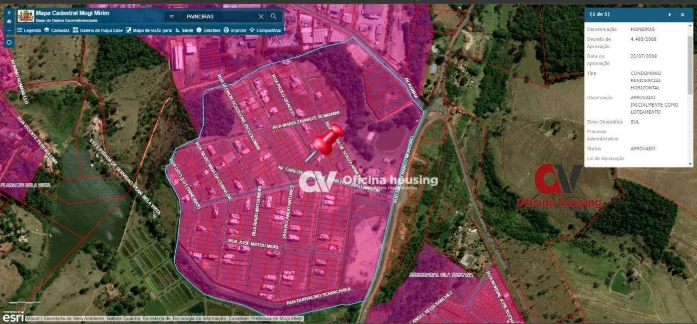 Foto 2 de Terreno / Lote à venda, 455m2 em Parque da Empresa, Mogi Mirim - SP