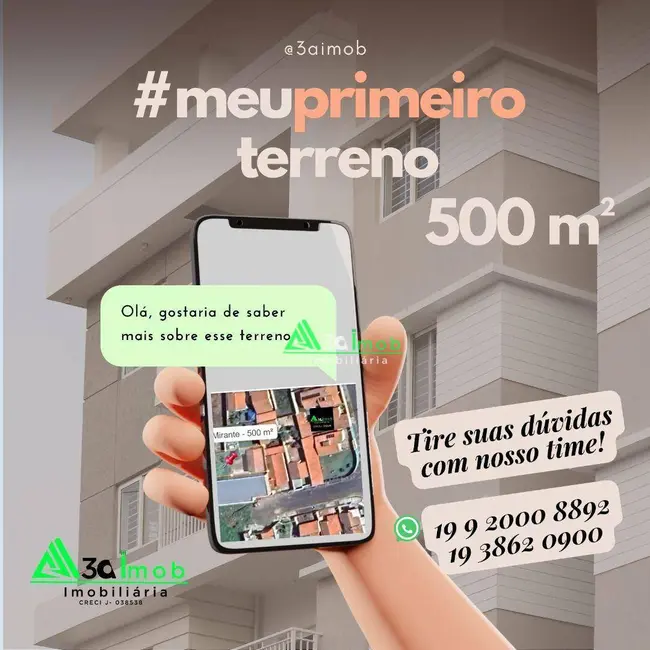 Foto 7 de Terreno / Lote à venda, 500m2 em Mirante, Mogi Mirim - SP