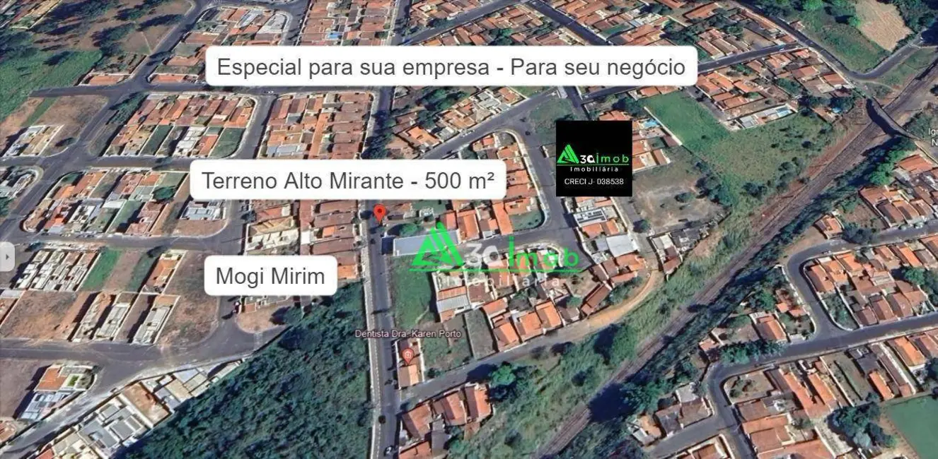 Foto 2 de Terreno / Lote à venda, 500m2 em Mirante, Mogi Mirim - SP