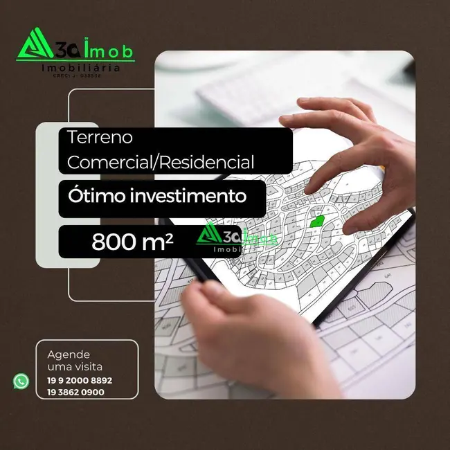 Foto 4 de Terreno / Lote à venda, 879m2 em Mirante, Mogi Mirim - SP