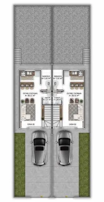 Foto 4 de Casa com 2 quartos à venda, 68m2 em Sao Jose - SC