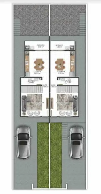 Foto 4 de Casa com 2 quartos à venda, 80m2 em Sao Jose - SC