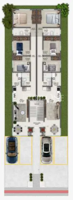 Foto 3 de Apartamento com 3 quartos à venda, 81m2 em Palhoca - SC