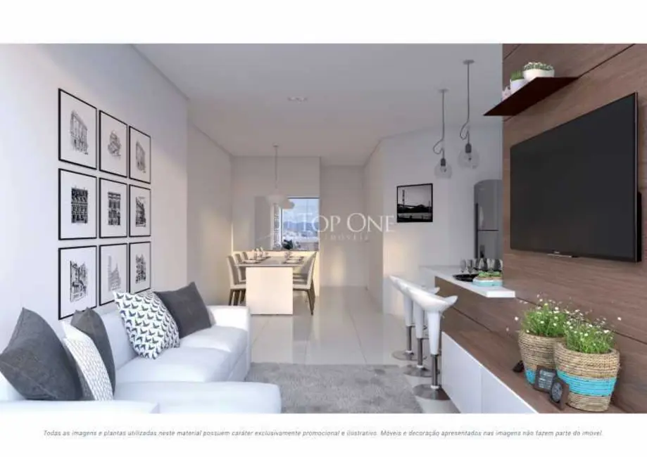 Foto 3 de Apartamento com 3 quartos à venda, 73m2 em Palhoca - SC