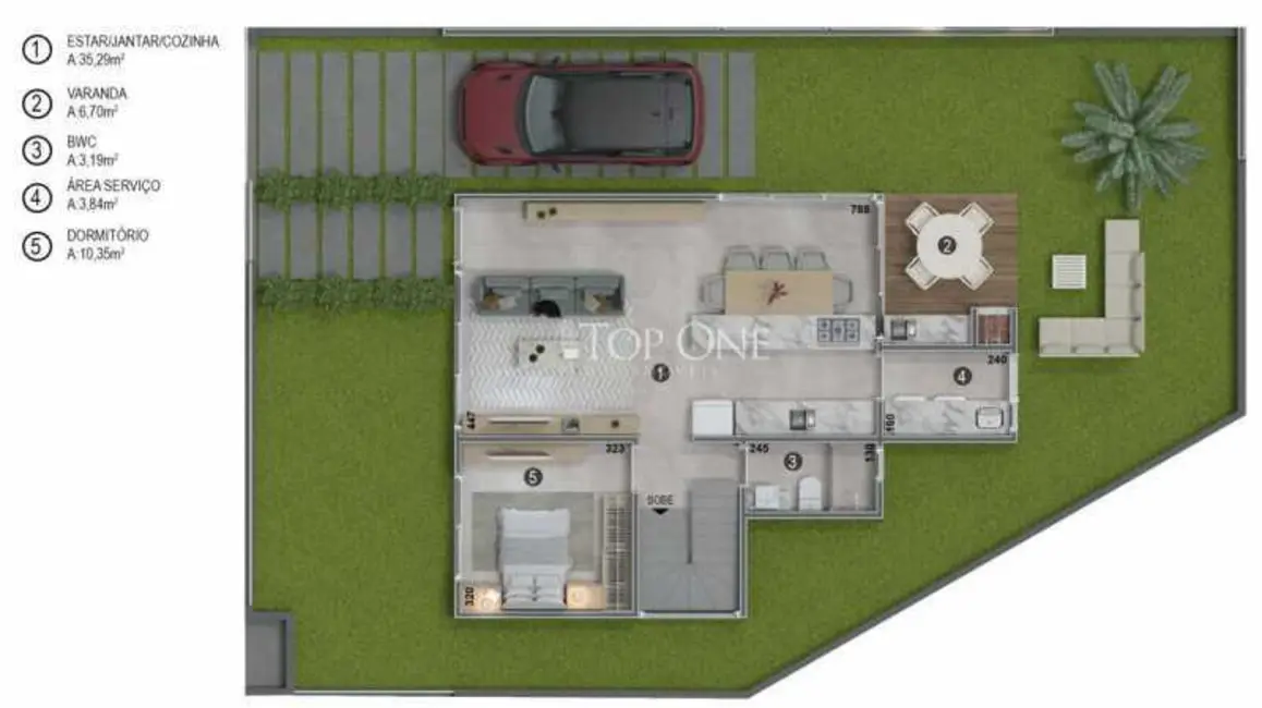 Foto 2 de Casa com 4 quartos à venda, 159m2 em Florianopolis - SC